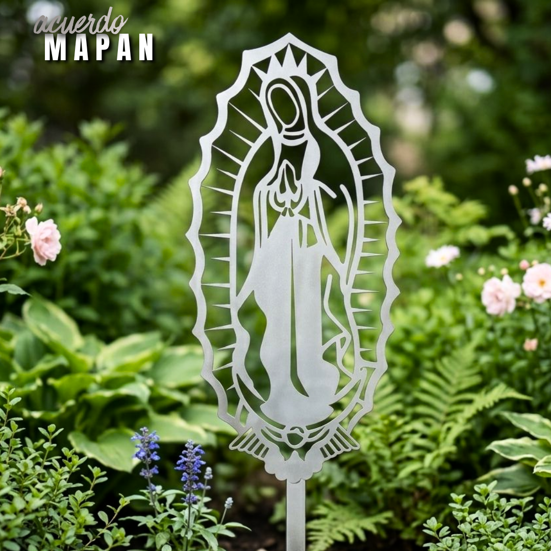 Silueta Virgen con Estaca