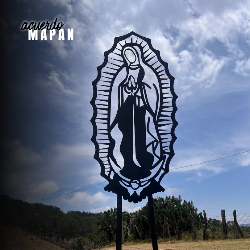 Silueta Virgen con Estaca