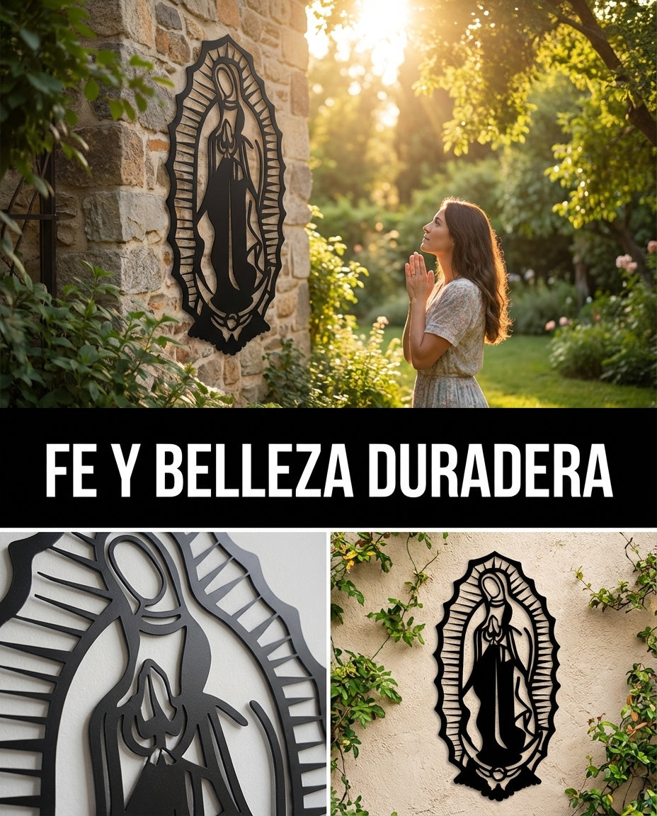 Virgen silueta Acero