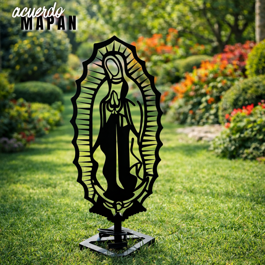 Silueta virgen 100x50 con Pedestal